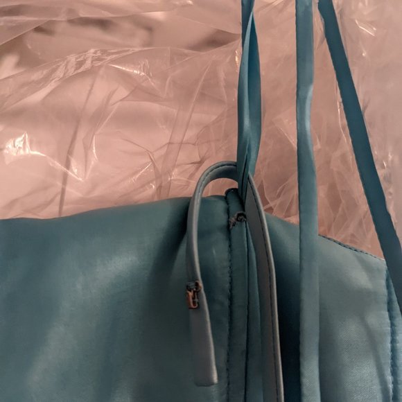 Blue and white prom dress - Picture 8 of 12